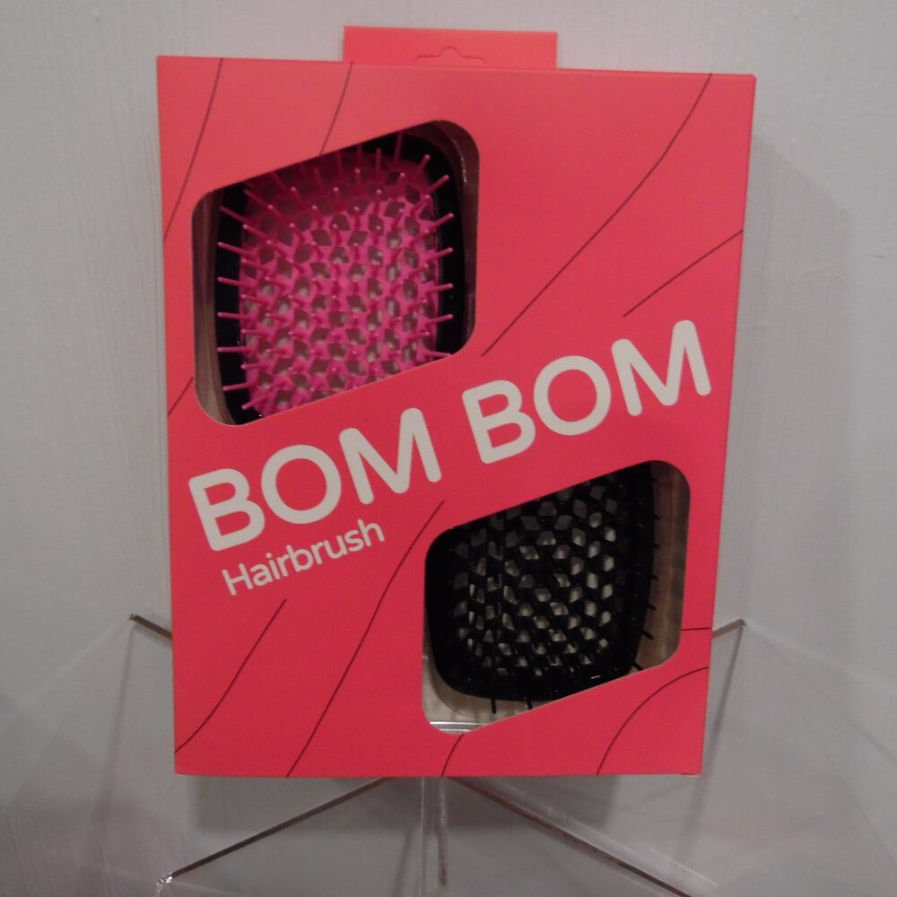 BOM-BOM by Luli Hairbrush set makes hairbrushing easy thru tangles and snarls